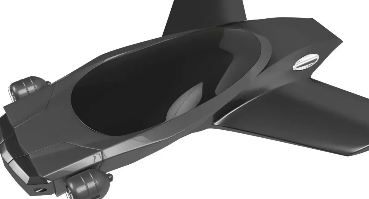 Hover car f 555  3D model