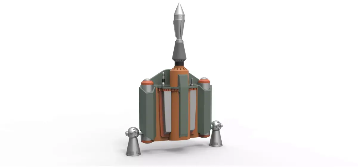 Boba Fett Jetpack from Star Wars The Empire Strikes Back 1980 3D print model