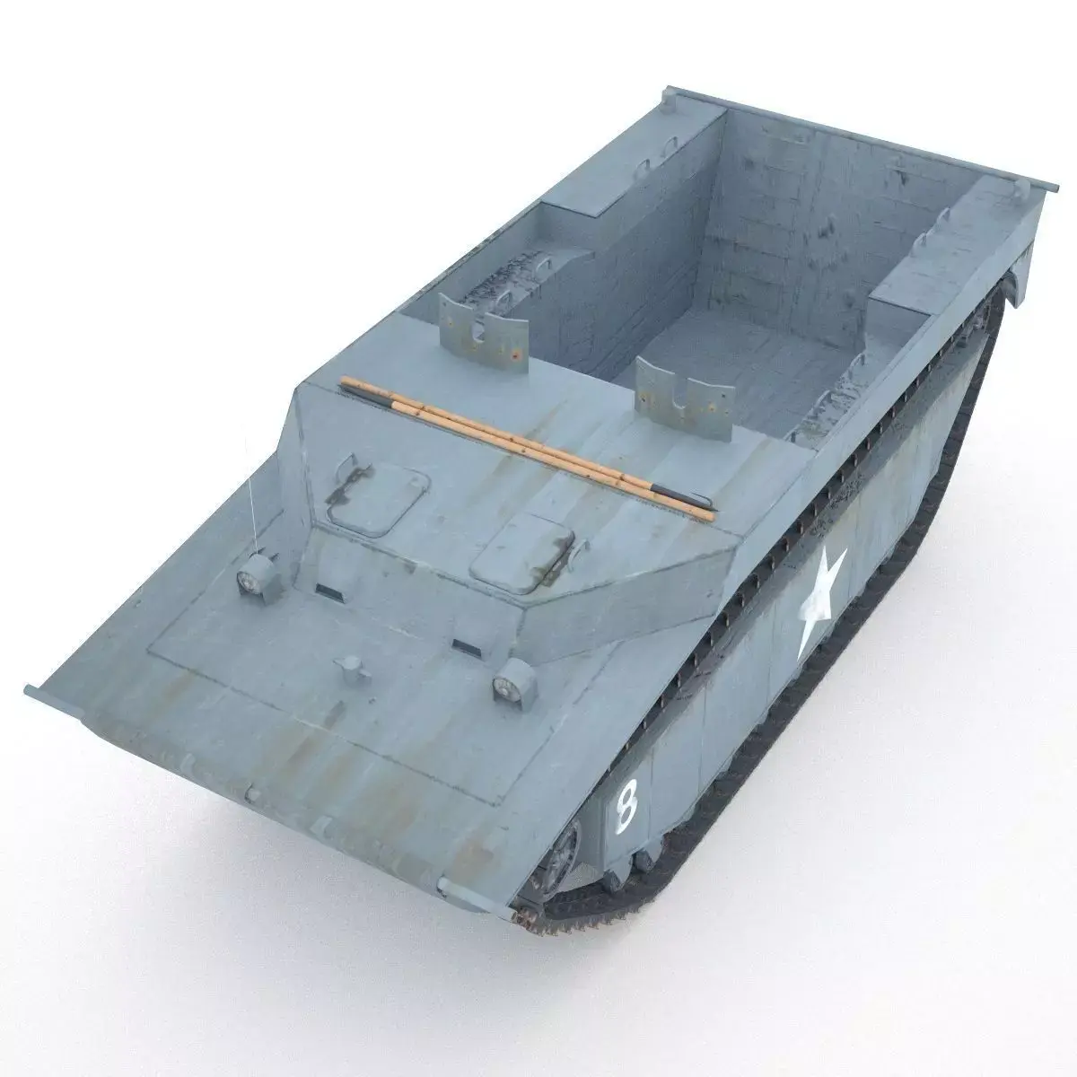 LVT 4 US - Guadalcanal 3D model