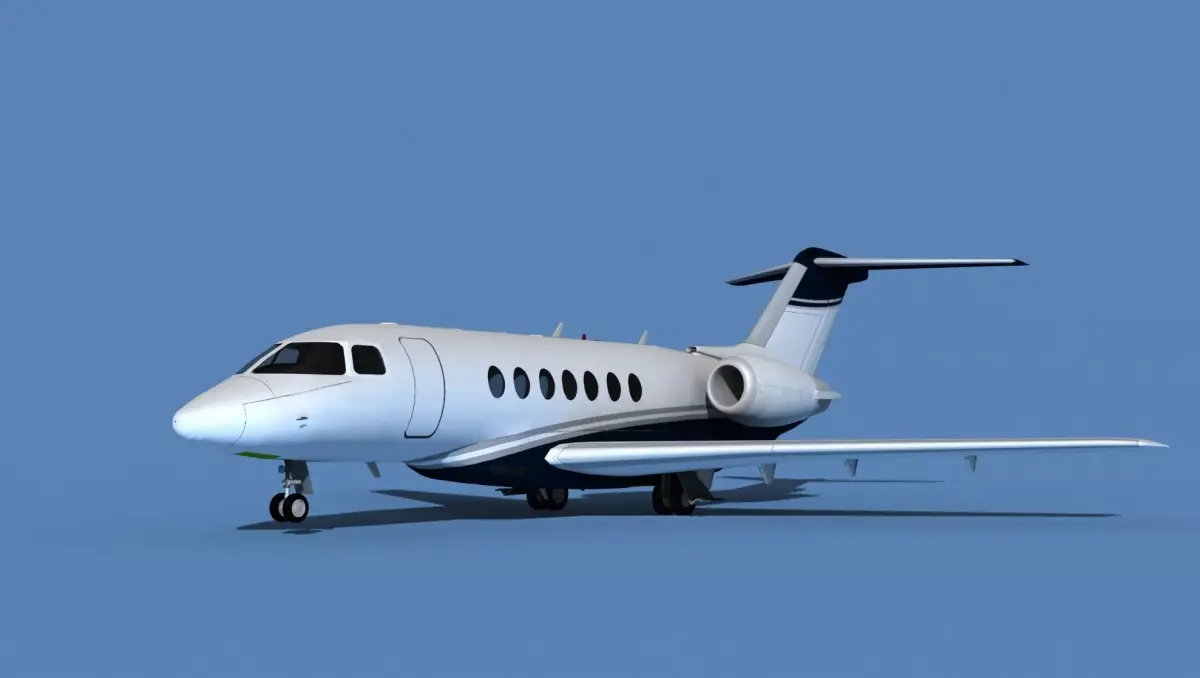 Hawker Siddley 4000 V03 3D model