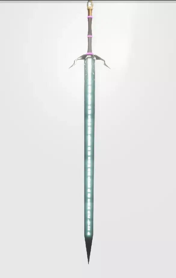 Magical sword 3D model