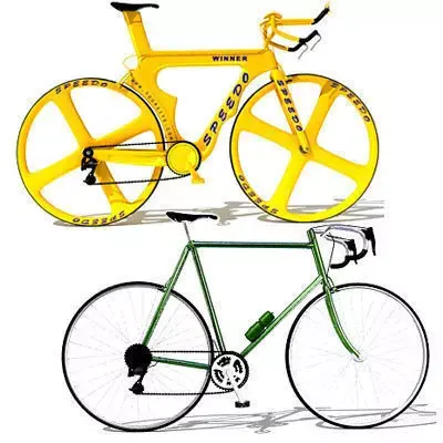 2 Bicycles Models 3D model
