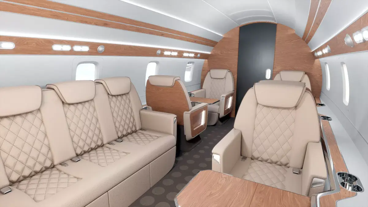 Private Jet interior 3D model purchase