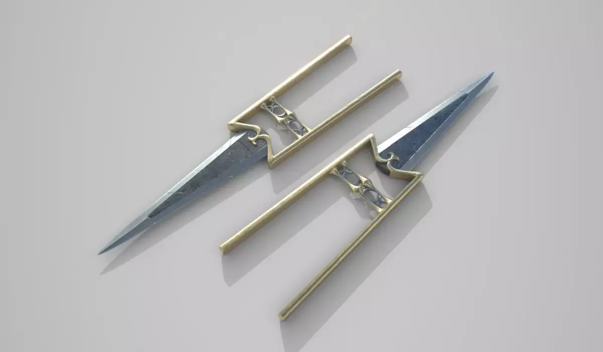 HIE Game Ready Katar N1 Free low-poly 3D model purchase