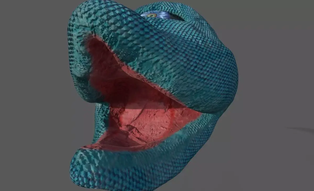 Toothless Tailfish Low-poly 3D model