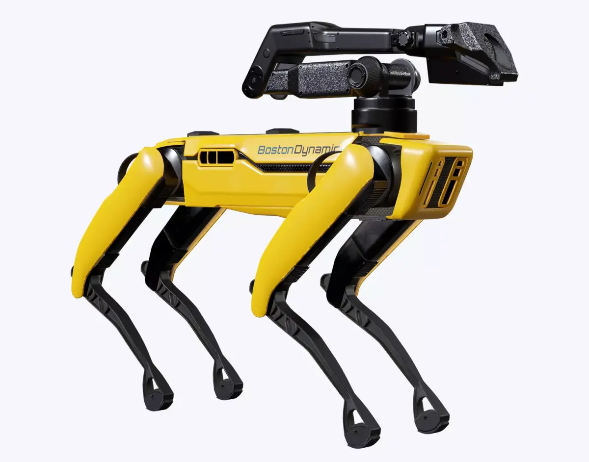 Spot Robot Boston Dynamics 2021 With Arm Low-poly 3D model