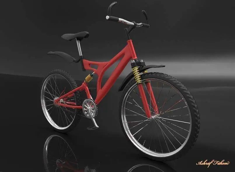 bicycle Low-poly 3D model purchase