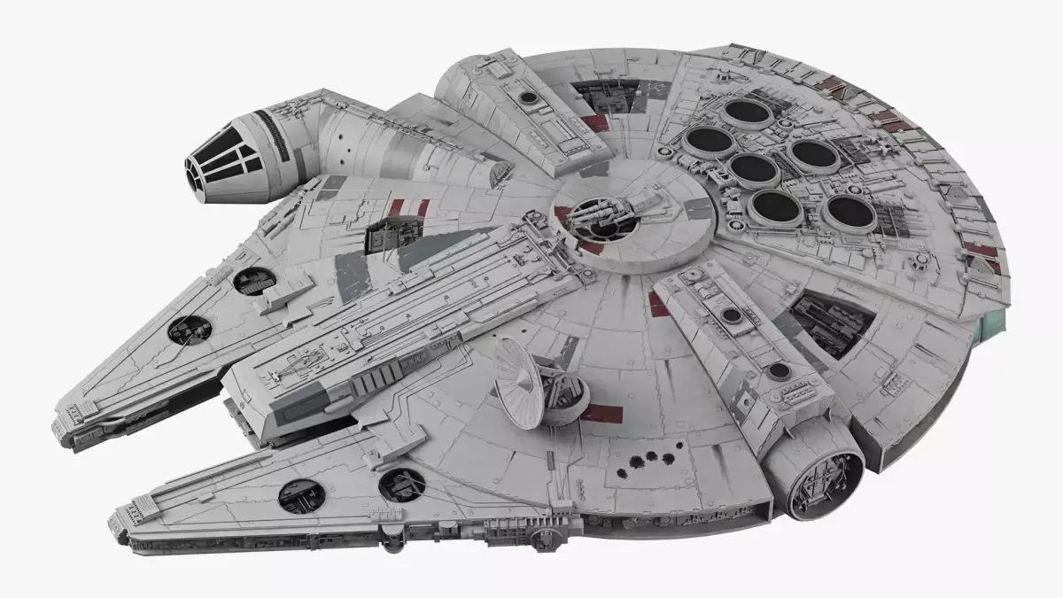 Millennium Falcon  Low-poly 3D model