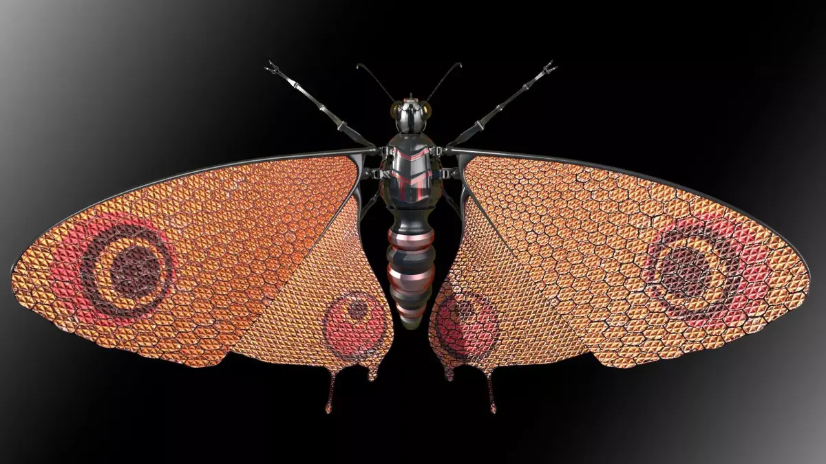 Mechanical Butterfly 3D model purchase