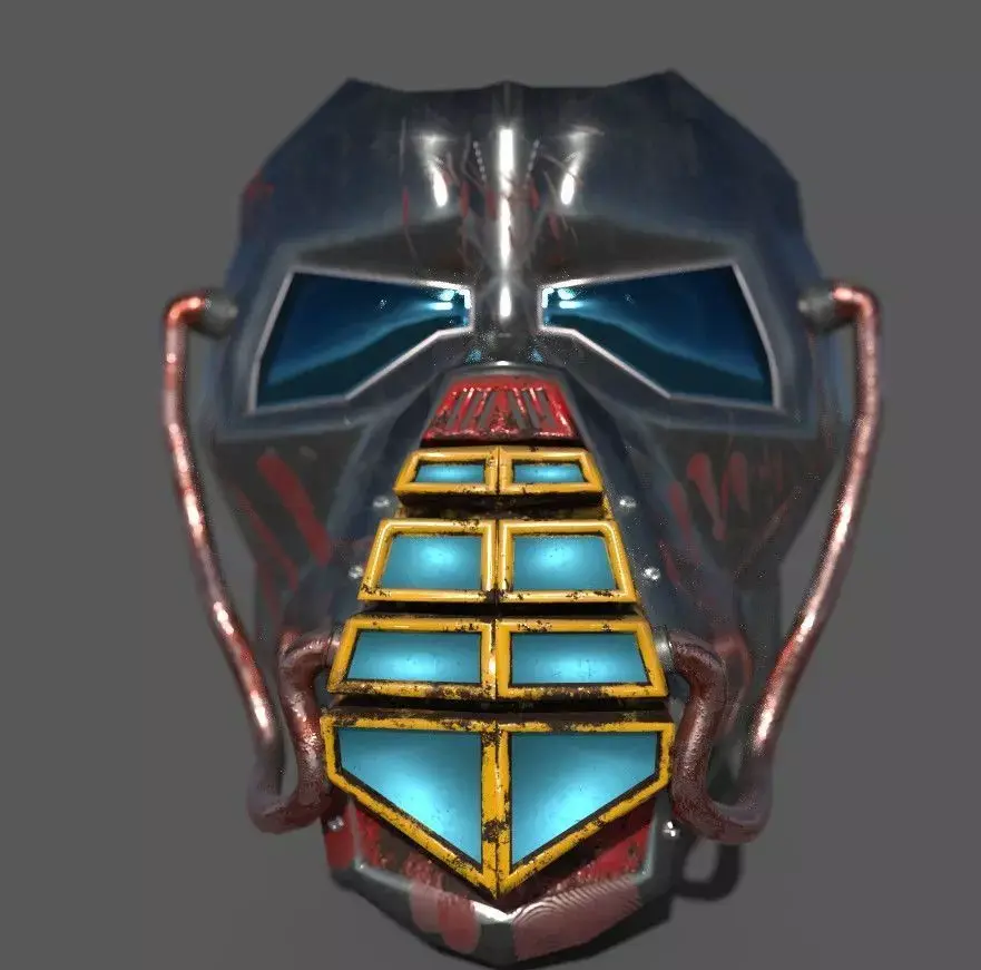 Immortal Mask Low-poly 3D model