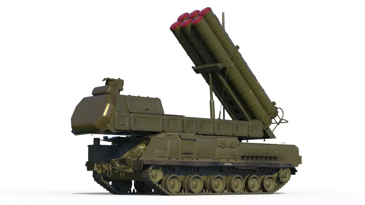 Buk M3 SA-17 Viking missile systems 3D model
