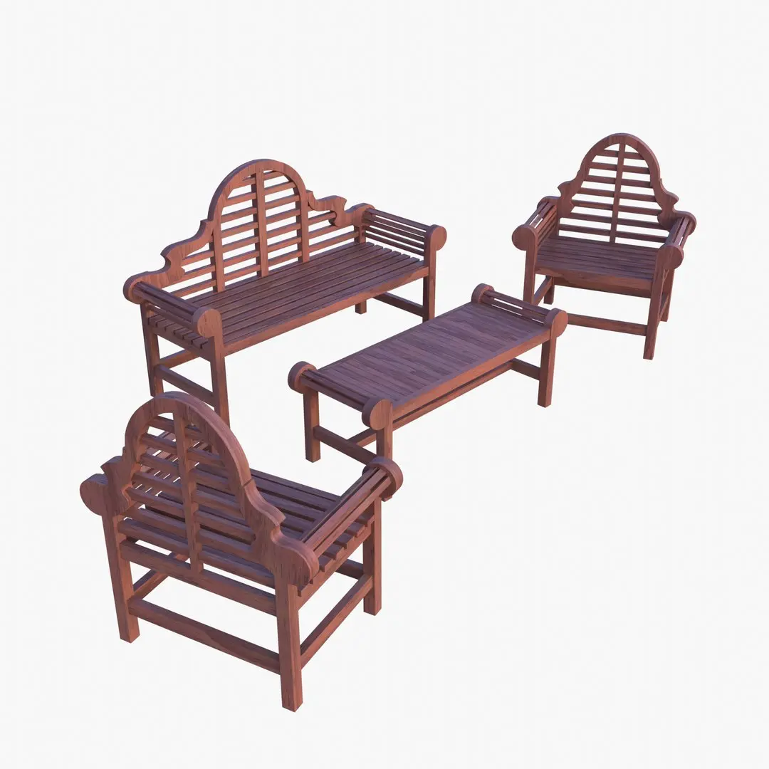 Marlborough furniture set 3D model