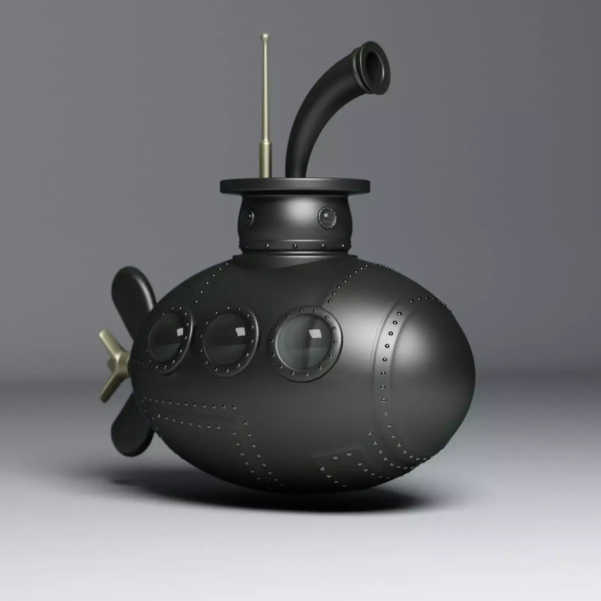 Submarine 3D model 3