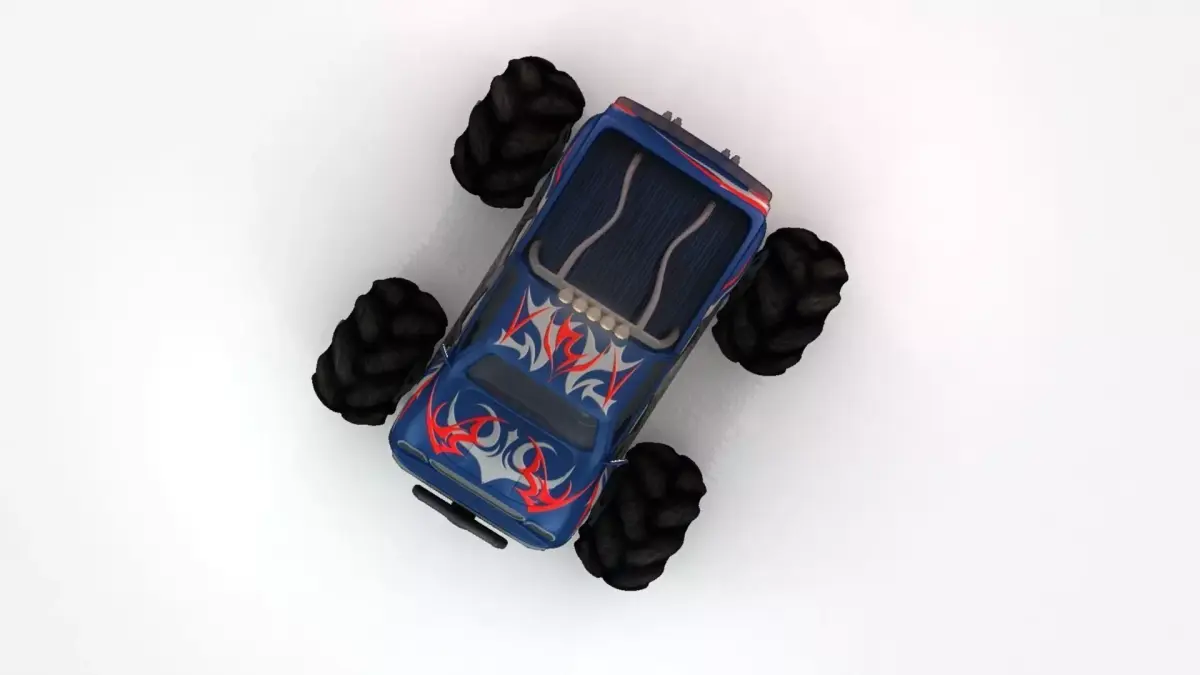 Monster Truck 3D model order