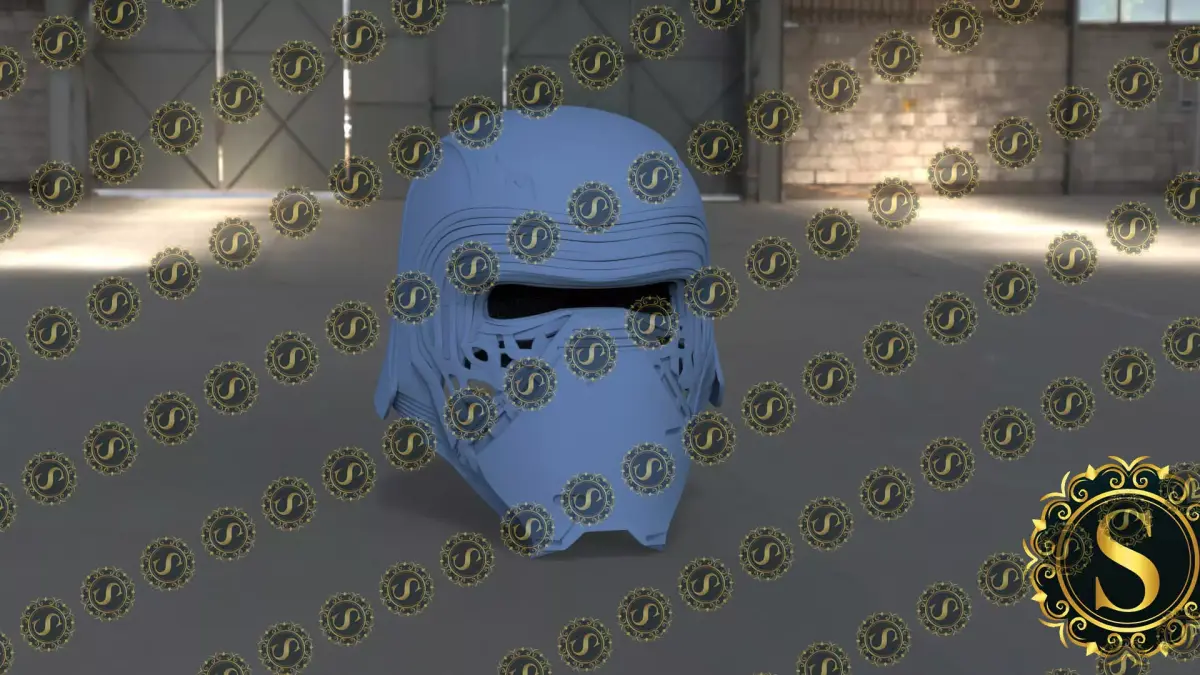 Kylo Ren Helmet from Star Wars for 3d printing 3D model