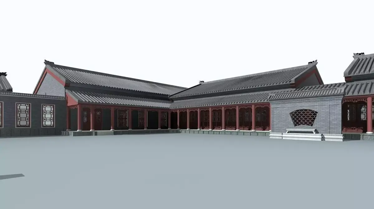 Chinese Style Architecture 3D model 69