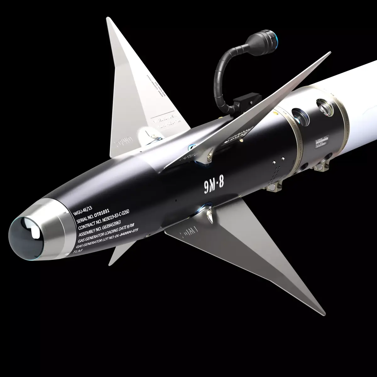 AIM-9L Sidewinder  - Extreme Detail- 3D Print Ready 3D print model