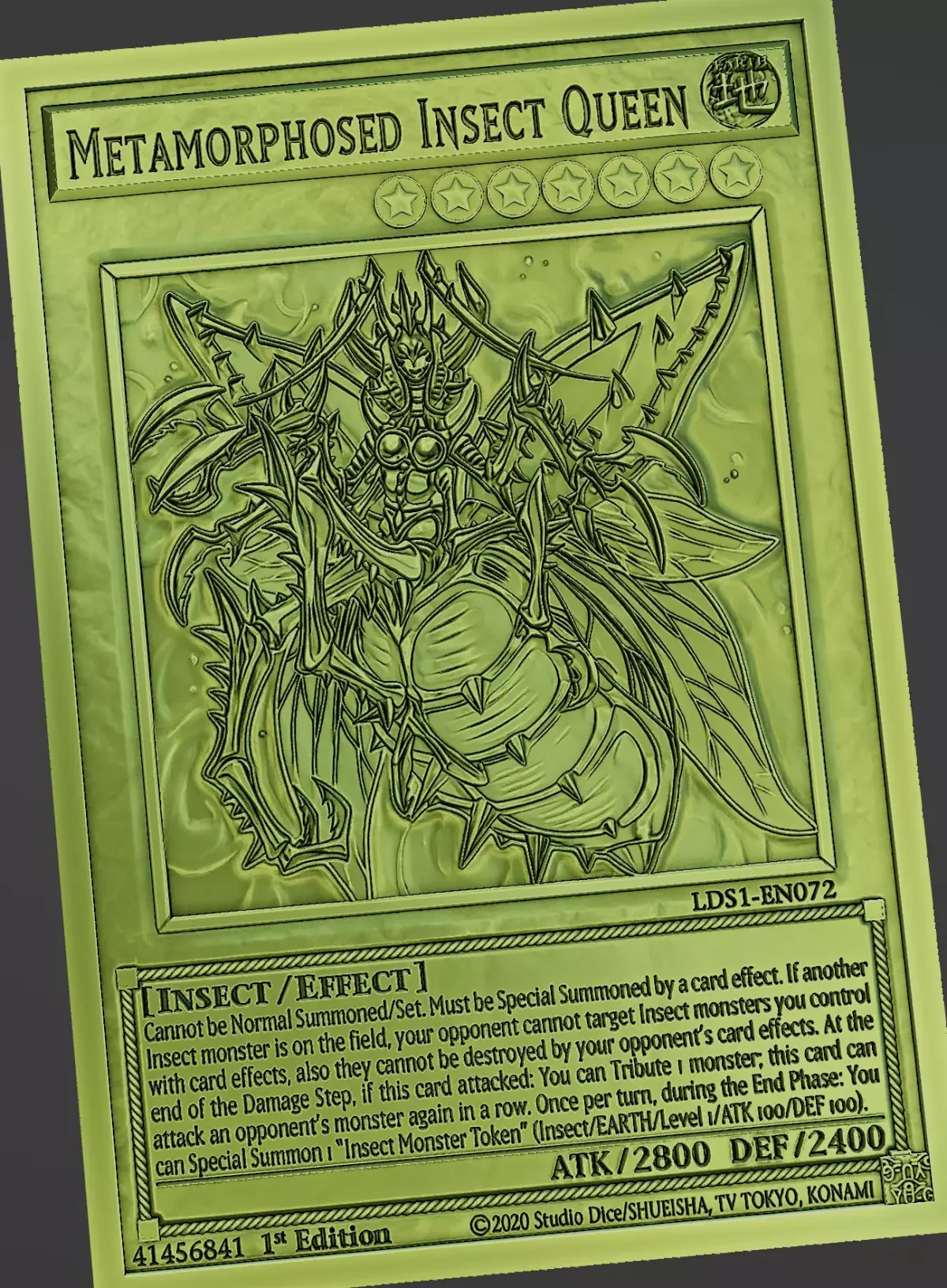 Metamorphosed Insect Queen - yu-gi-oh 3D print model