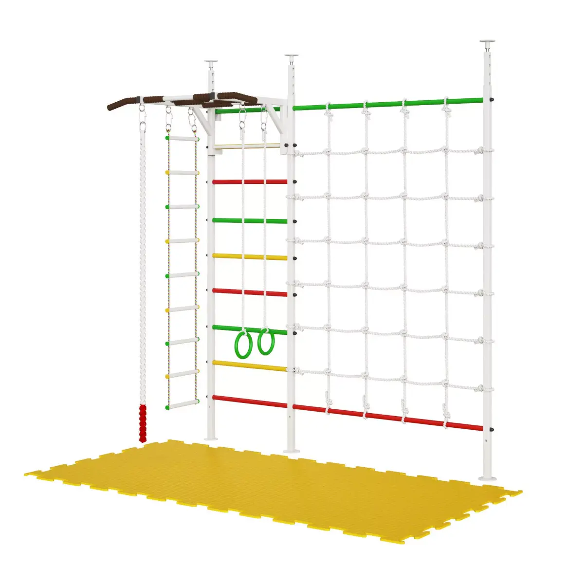 Colored Swedish Wall 3D model