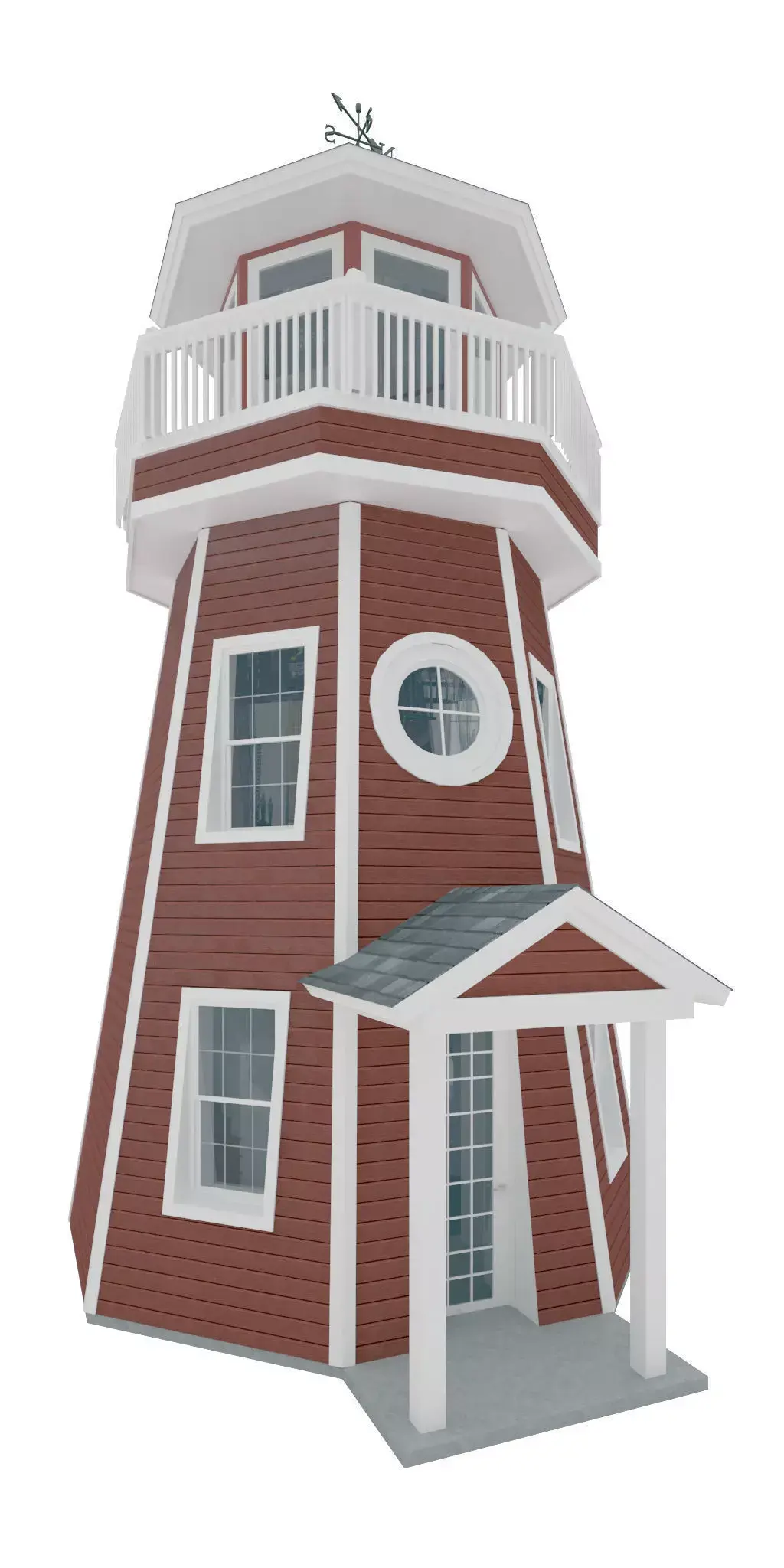 House-017-Lighthouse 3D model