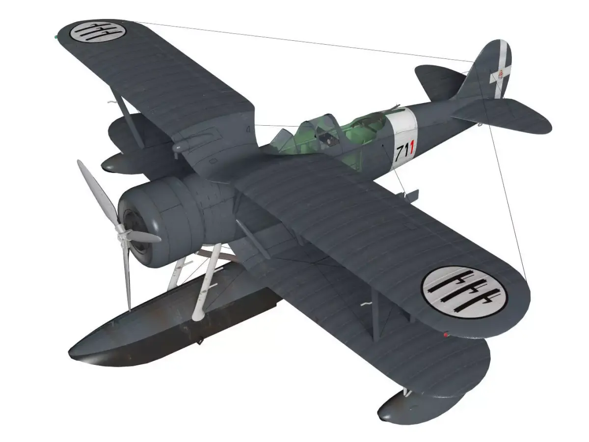IMAM Ro43 3D model