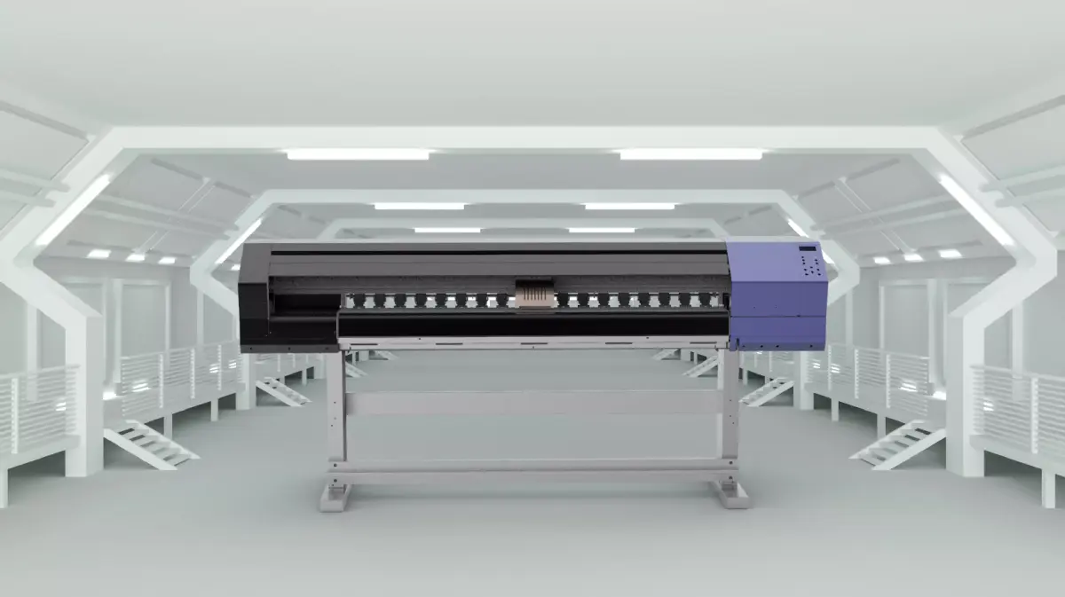 Large inkjet printer 3D model