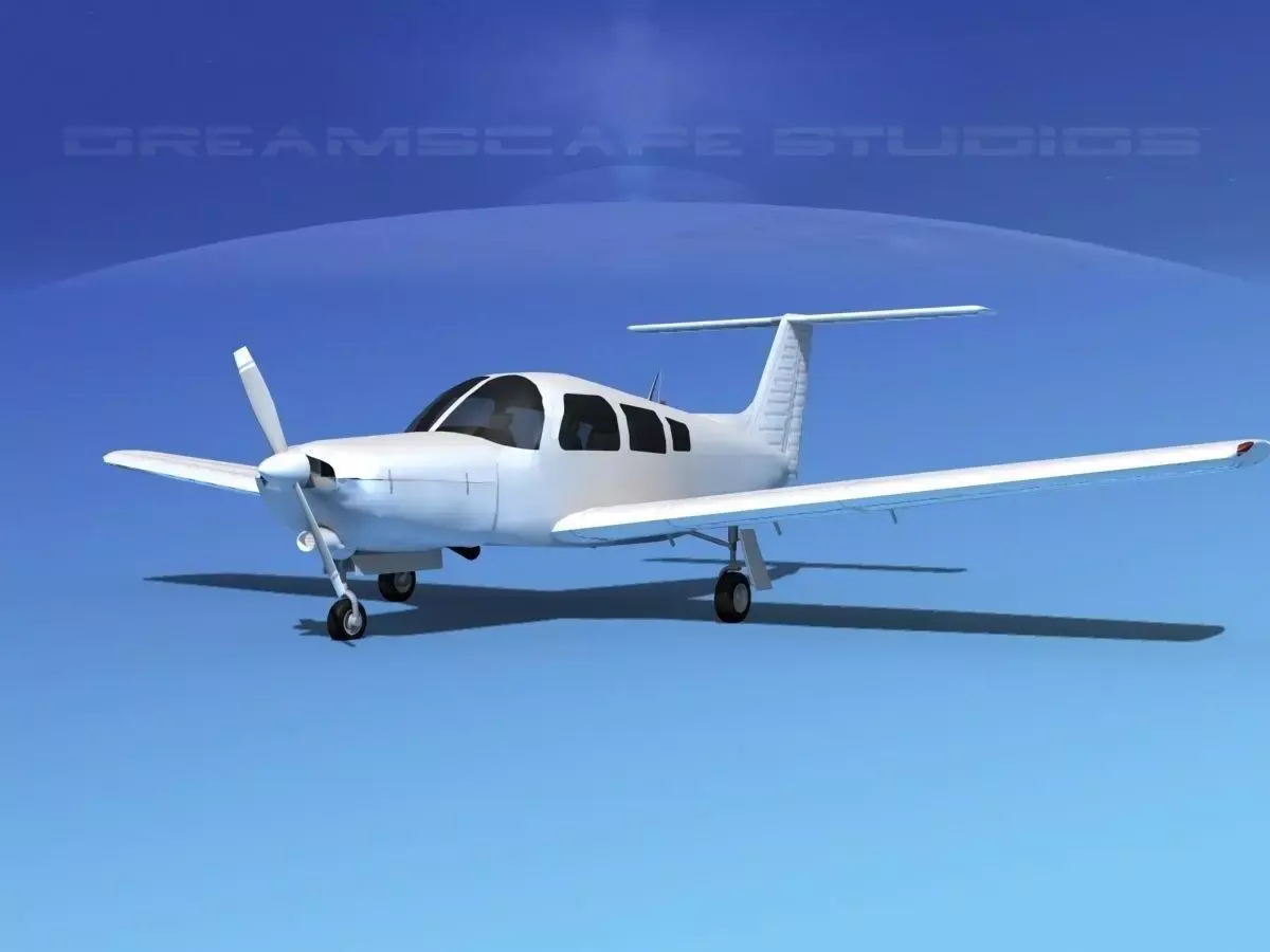 Piper Turbo Arrow III 3D model 14