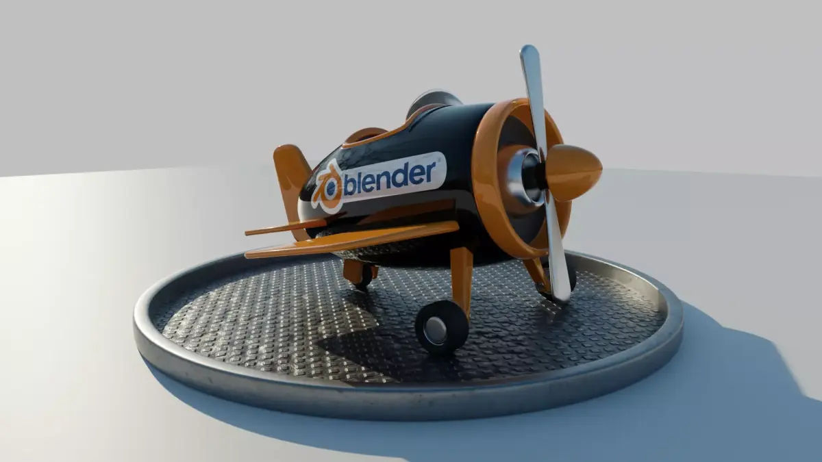 Cartoon Airplane   3D model
