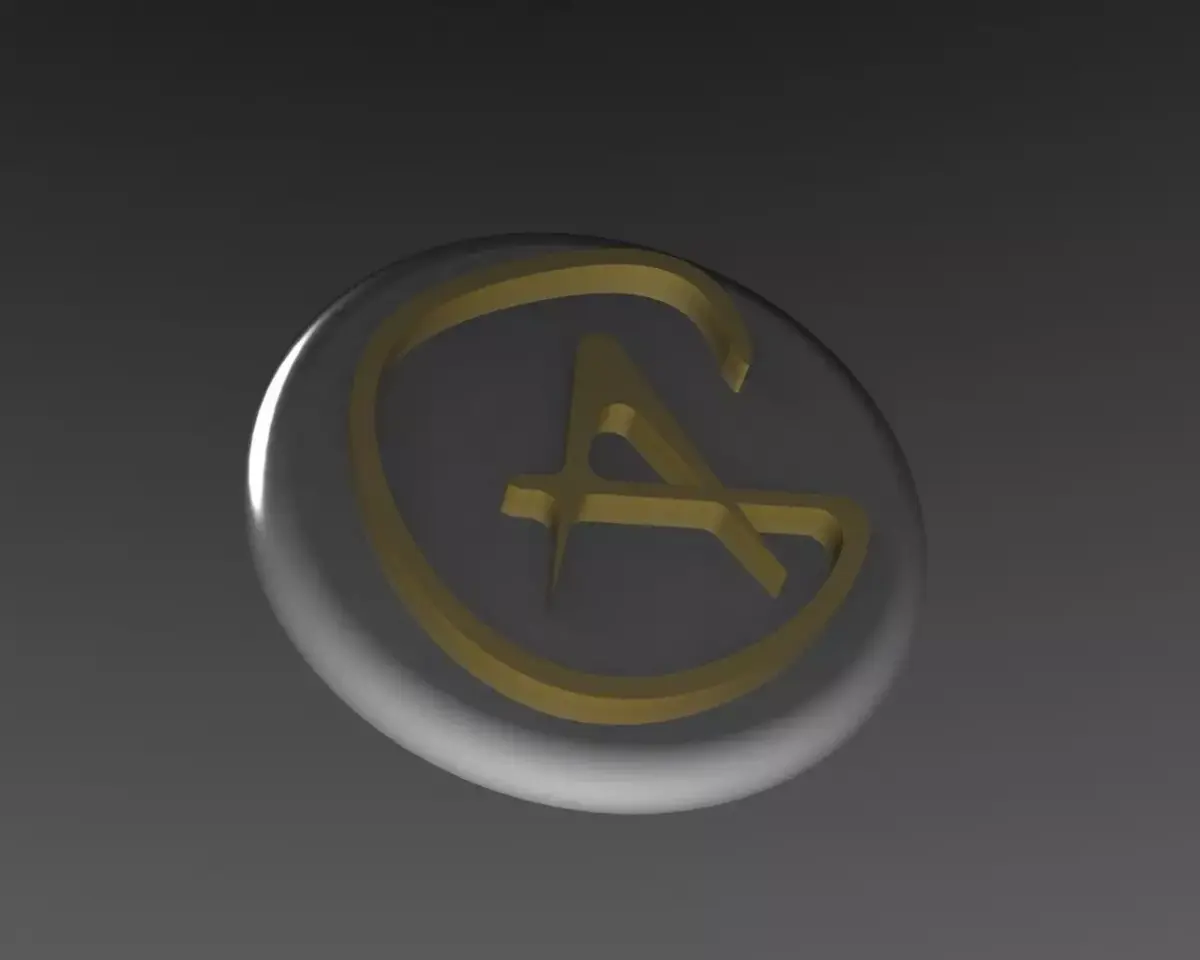 LOGO gold Free 3D model