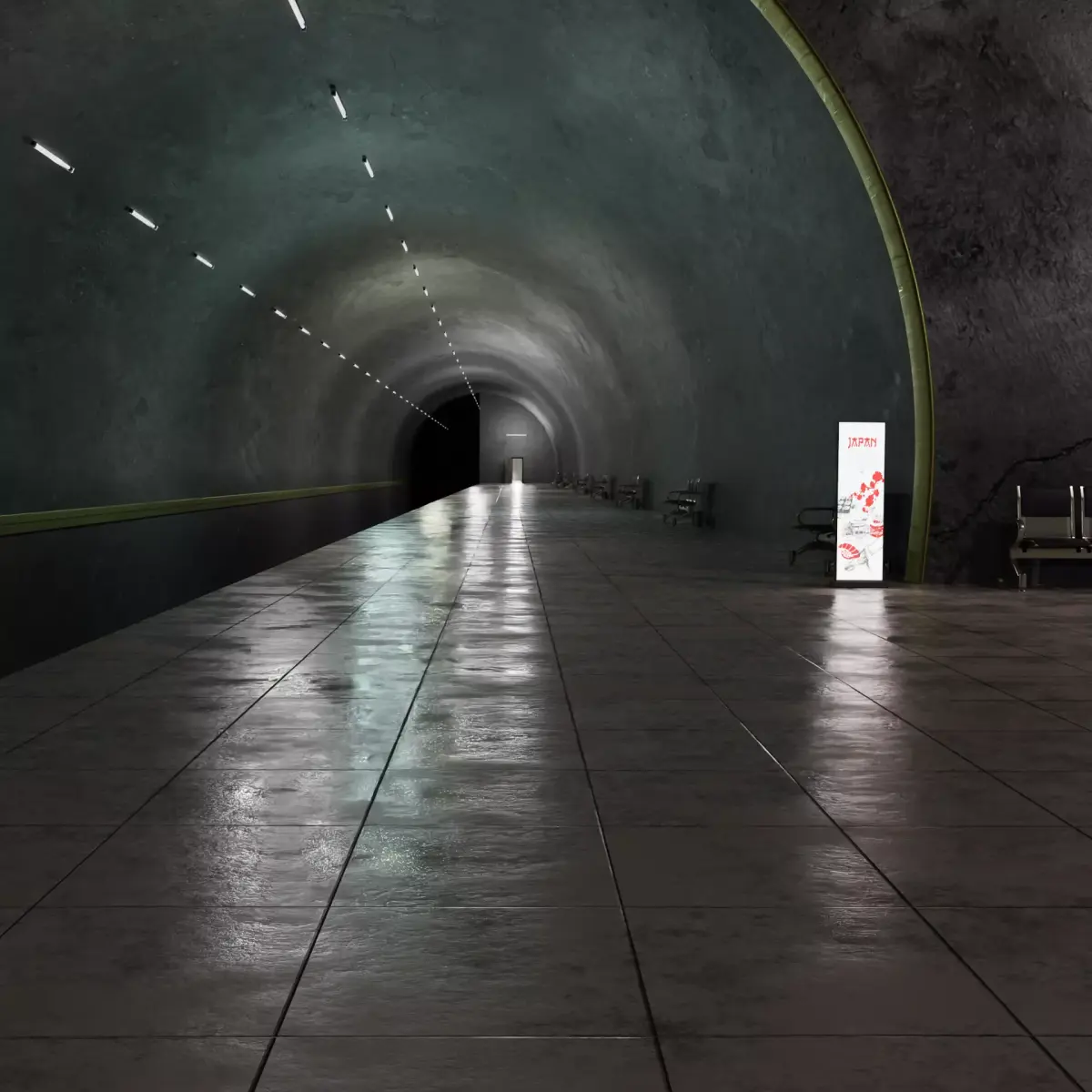 Subway Station 3D Texture