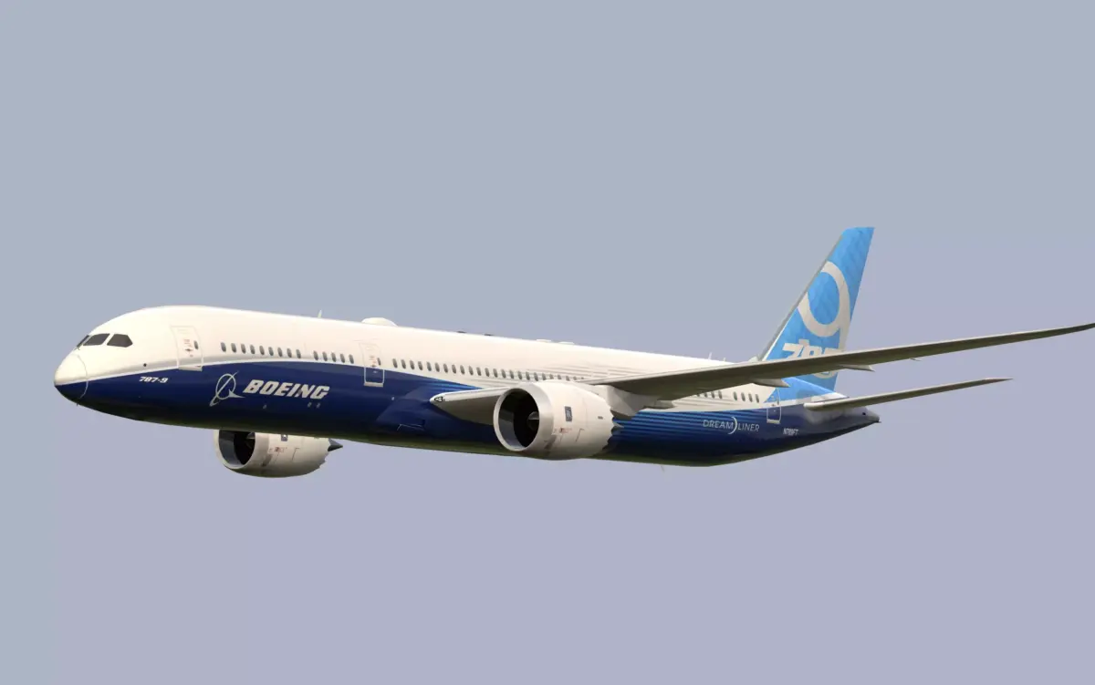 Boeing-787-9  Low-poly 3D model