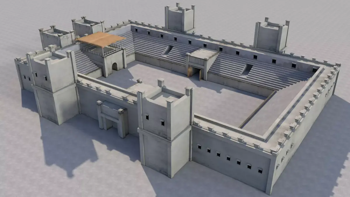 Ancient Gladiator Arena 3D model