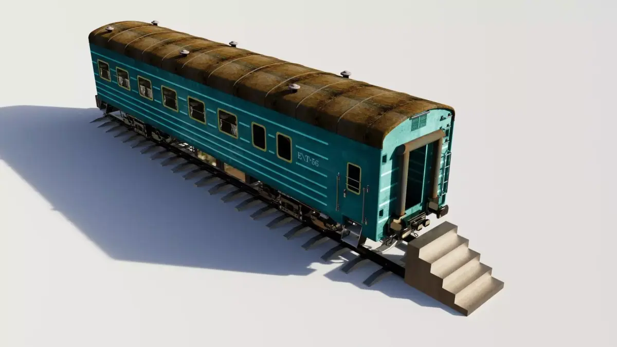 Trainwagontracks 3D model