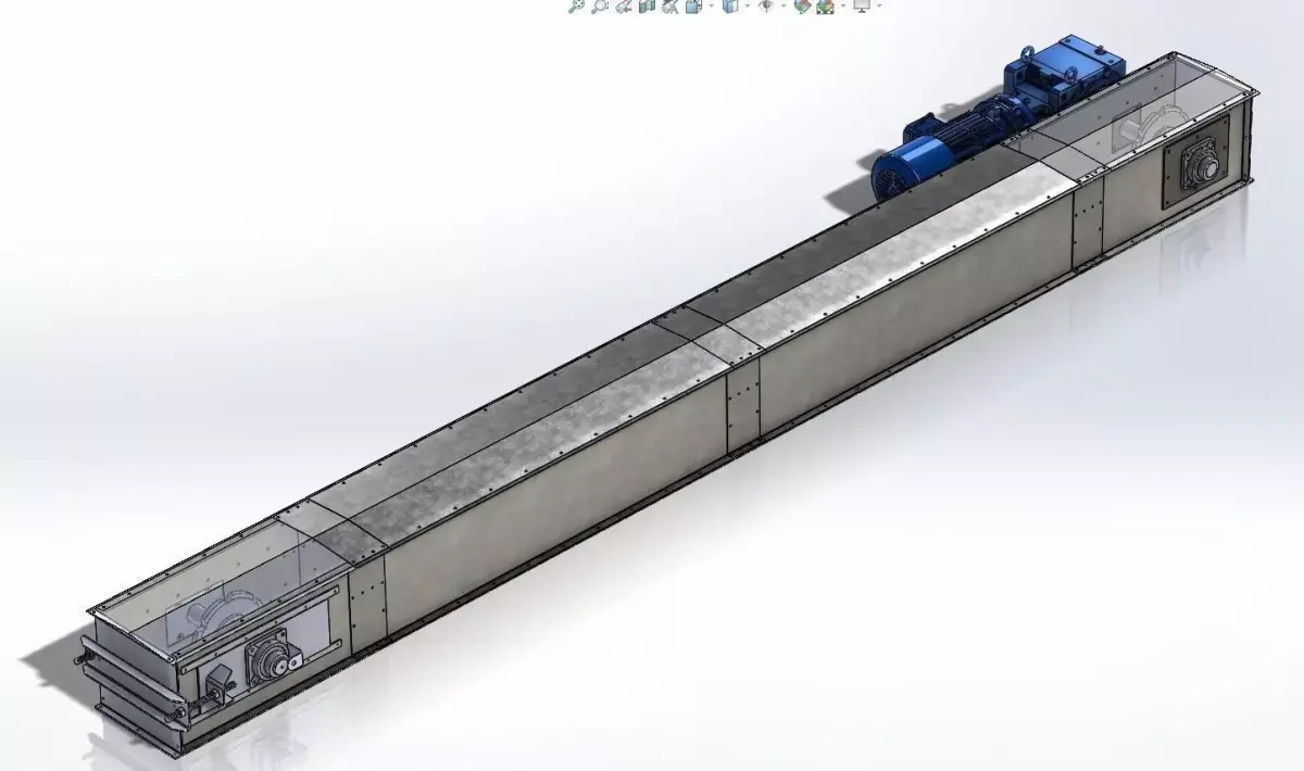 Chain Conveyor 150t 3D model