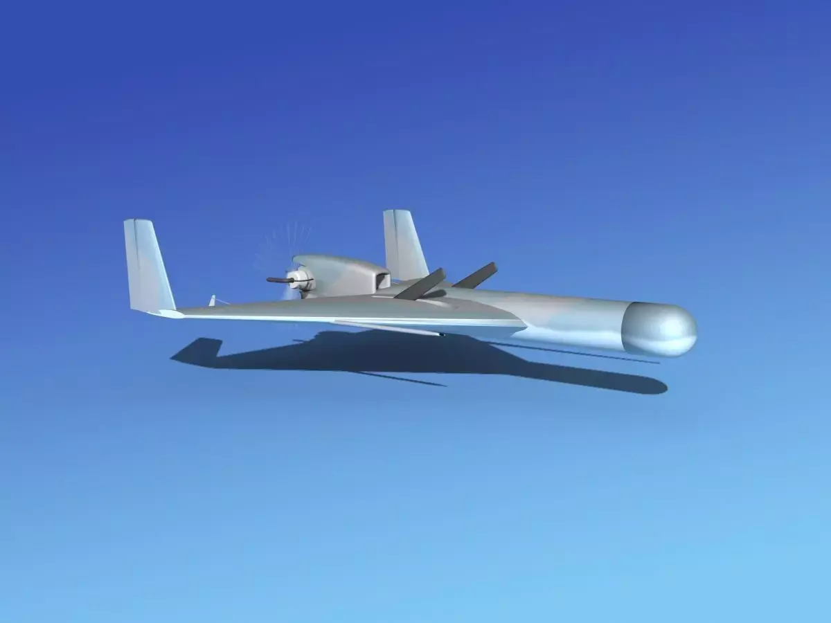 Harpy 1 UAV V03 3D model