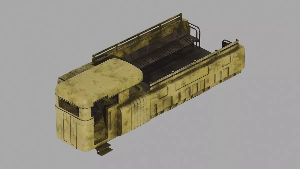 Freck Mapuzo Transport - Star Wars Kenobi Low-poly 3D model
