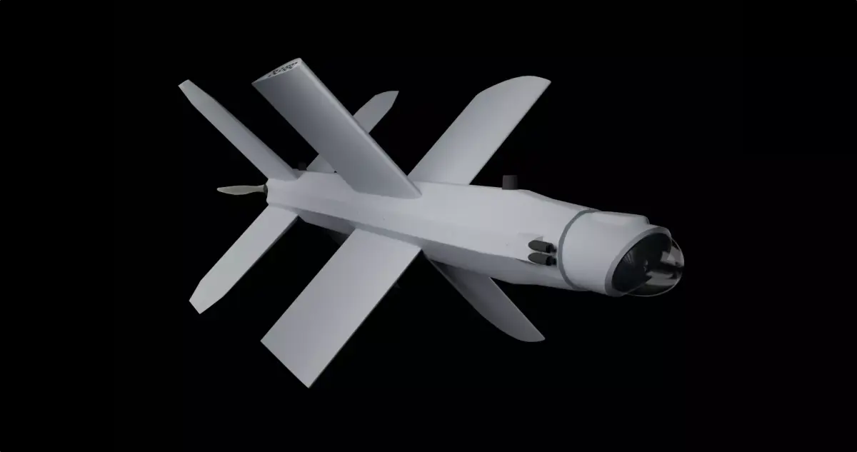 Lancet 52 - Modern Military UAV Low-poly 3D model