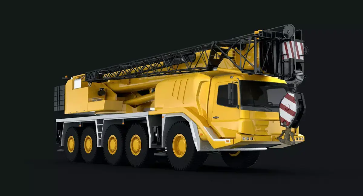 Mobile Crane GMK 5059 3D model