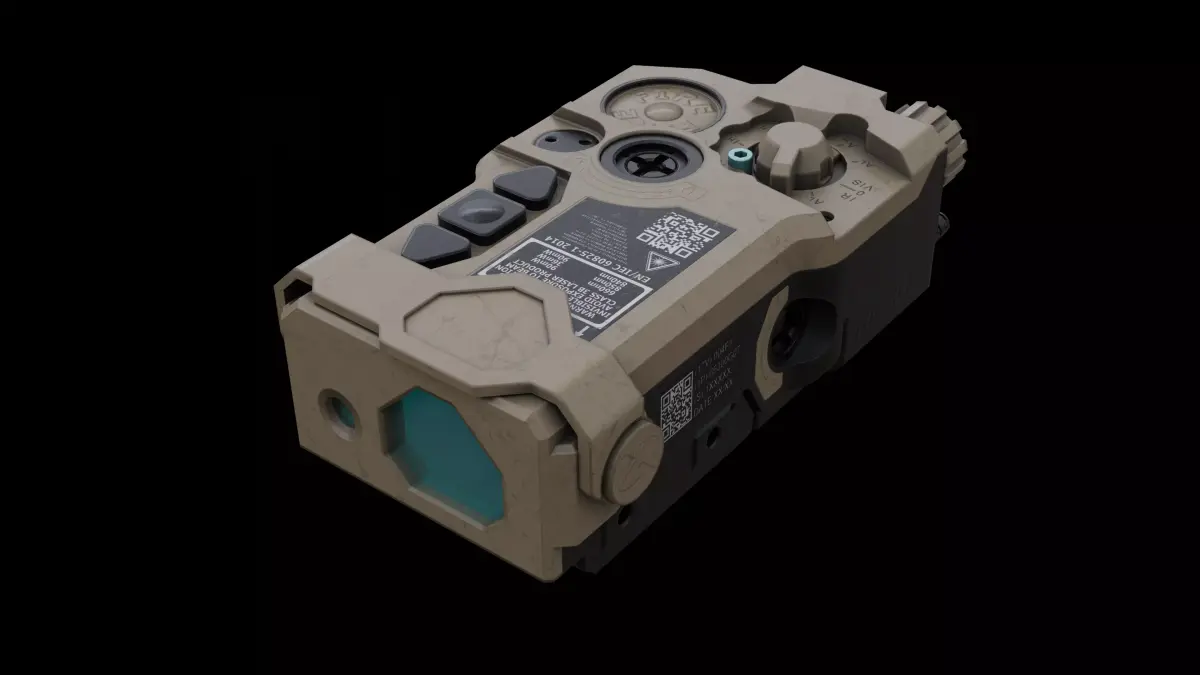 RAID Xe Low Power MOA - Game-Ready Tactical Scope Attachment Low-poly 3D model