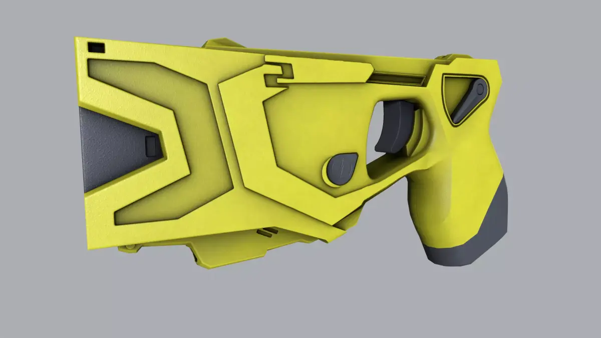 Police Taser X2 Low-poly 3D model