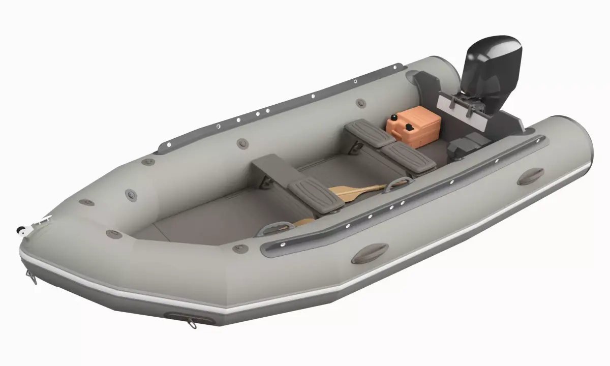 Rigid Hull Inflatable Boat 3D model