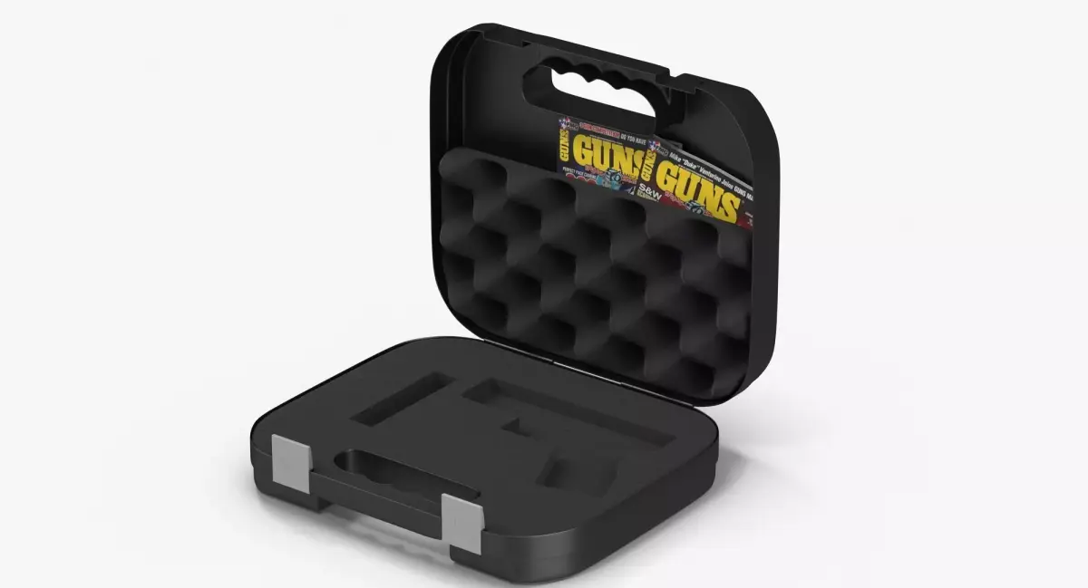 Glock Pistol Case Low-poly 3D model