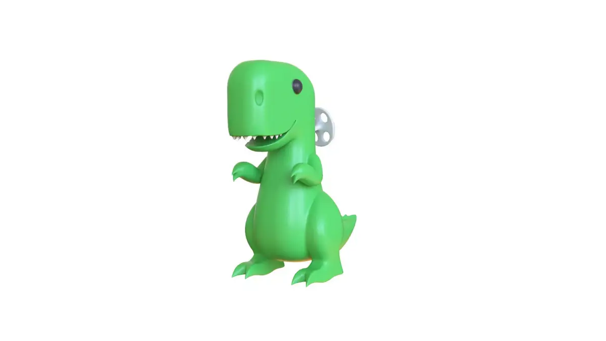 Low-Poly Dinosaur Toy Low-poly 3D model