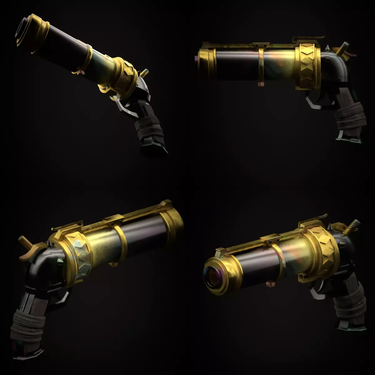 Arcane Jinx Pistol 3D model