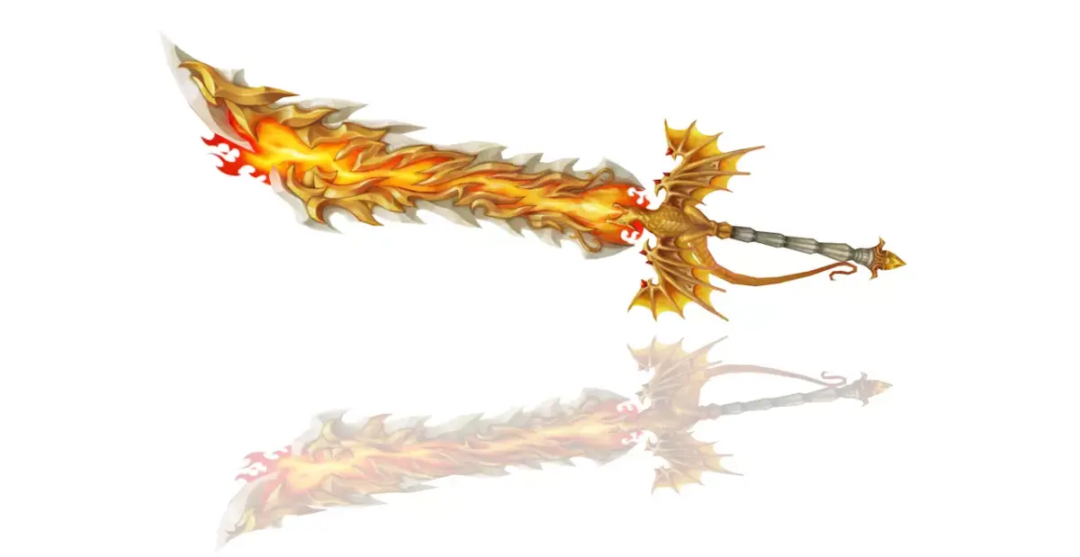 Dragon Breath Big Sword Low-poly 3D model