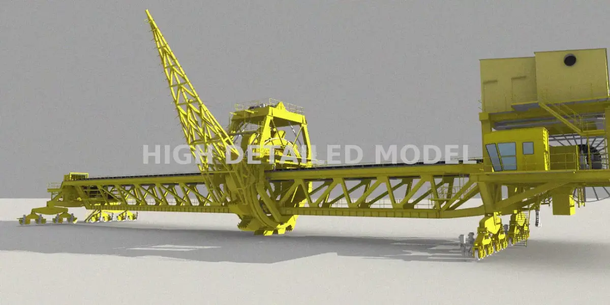 Mining equipment 3D model