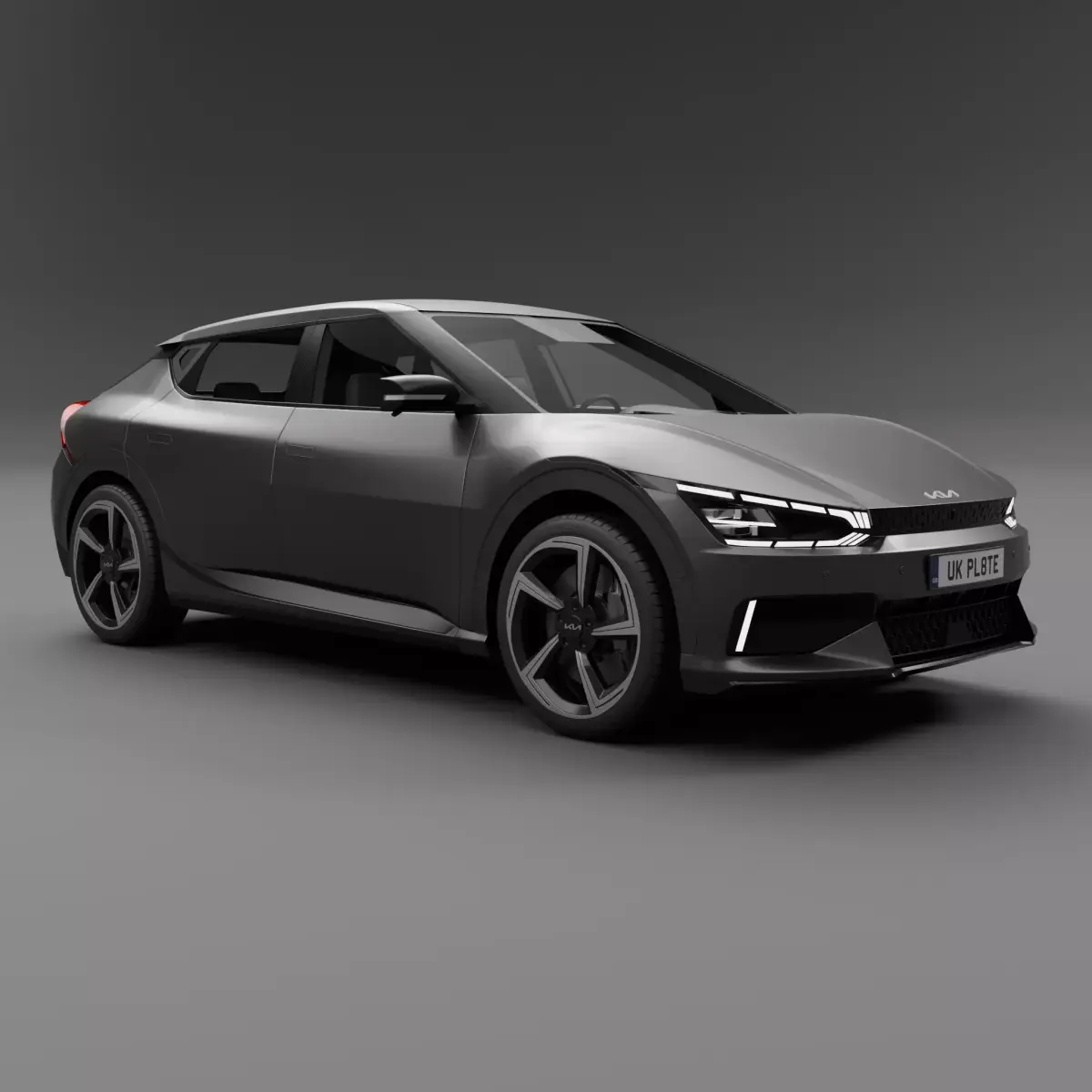 Kia Ev6 Gt Free low-poly 3D model