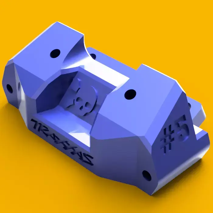 Traxxas Stampede Strong Bulkhead 3D print model