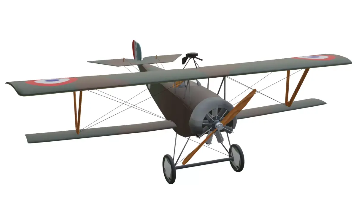 Nieuport 11 Bebe Low-poly 3D model purchase
