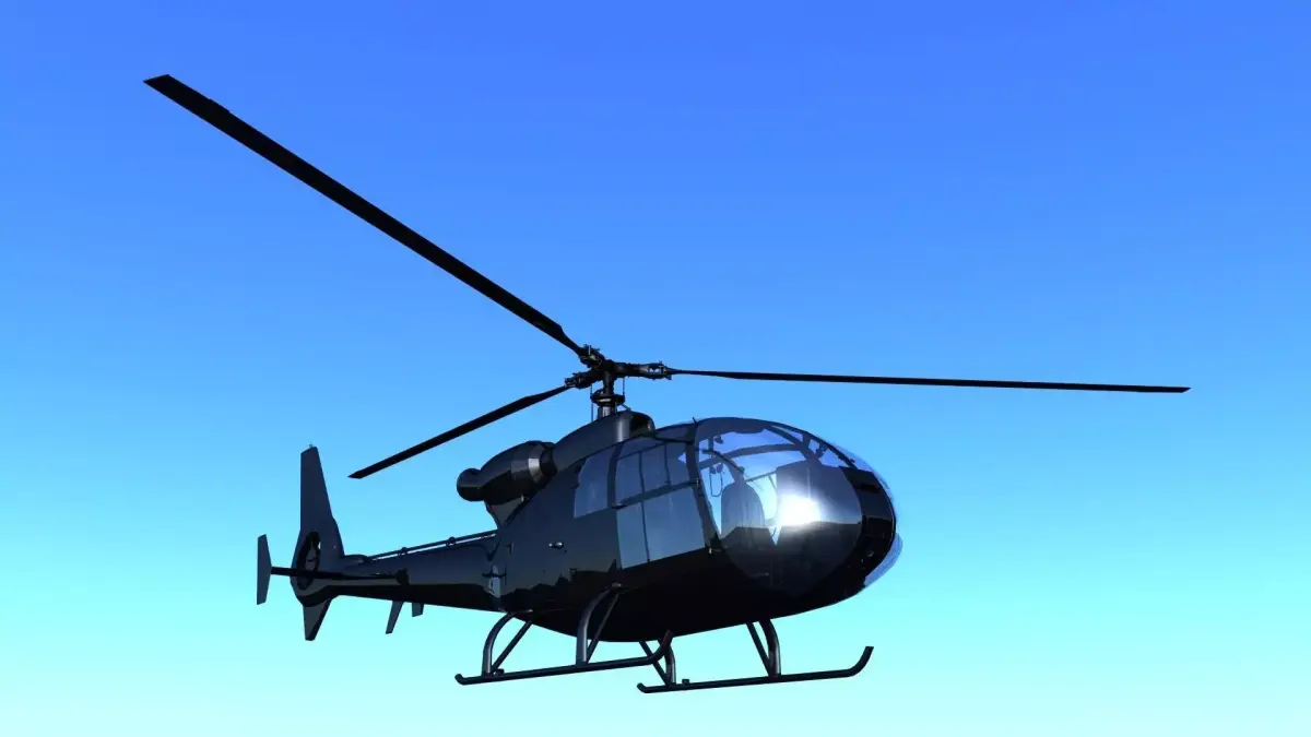 3D model Airbus Helicopter H130 Low-poly 3D model